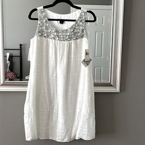 NWT Mac&Jac beaded white dress